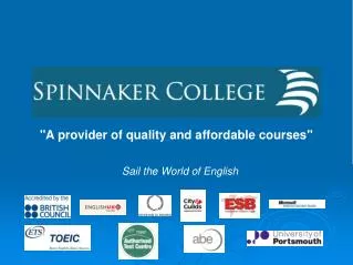 &quot; A provider of quality and affordable courses &quot;