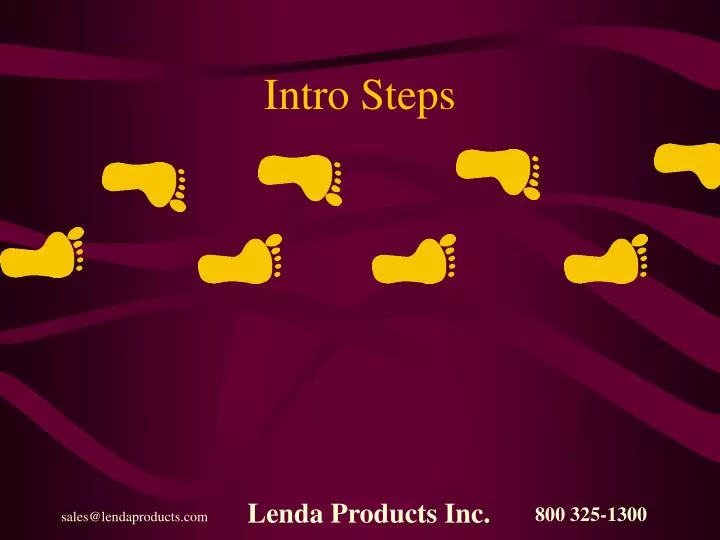 intro steps