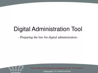 Digital Administration Tool