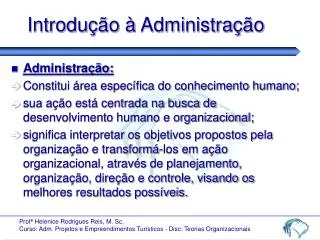 introdu o administra o