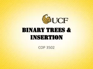 Binary Trees &amp; Insertion