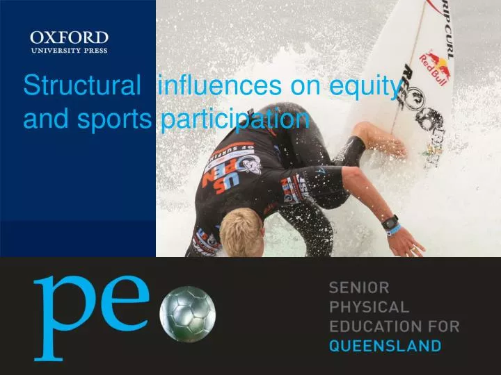 structural influences on equity and sports participation