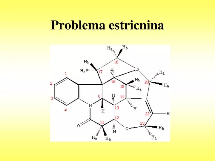 problema estricnina