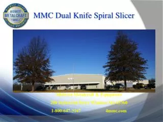 MMC Dual Knife Spiral Slicer