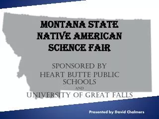 Montana State Native American Science Fair