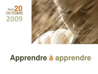 apprendre apprendre