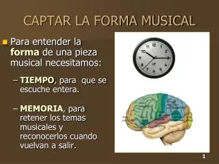 captar la forma musical