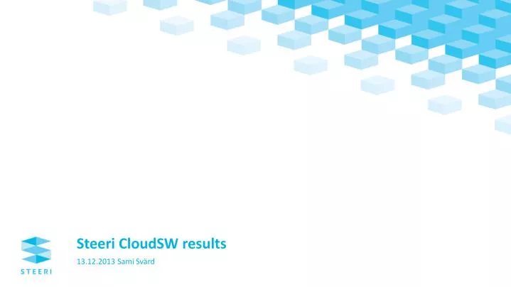steeri cloudsw results