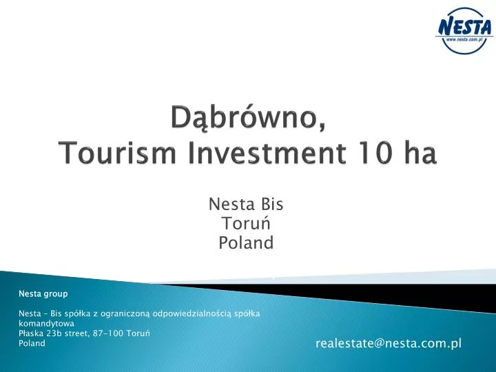 d br wno tourism i nvestment 10 ha