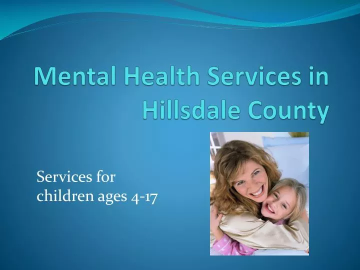 mental health services in hillsdale county