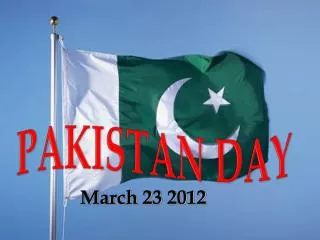 PAKISTAN DAY