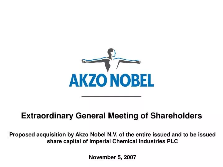 extraordinary general meeting of shareholders