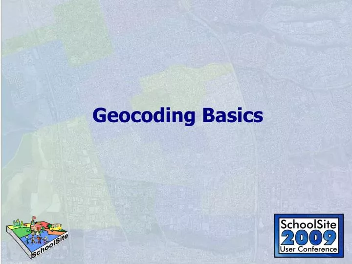 geocoding basics