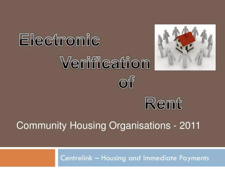 centrelink housing and immediate payments