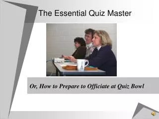 The Essential Quiz Master