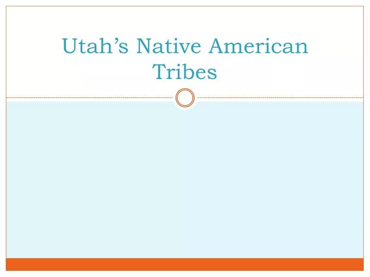 utah s native american tribes