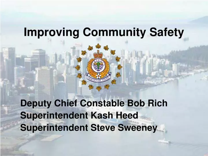 improving community safety