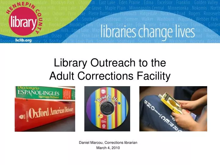 library outreach to the adult corrections facility