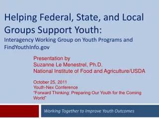 Working Together to Improve Youth Outcomes