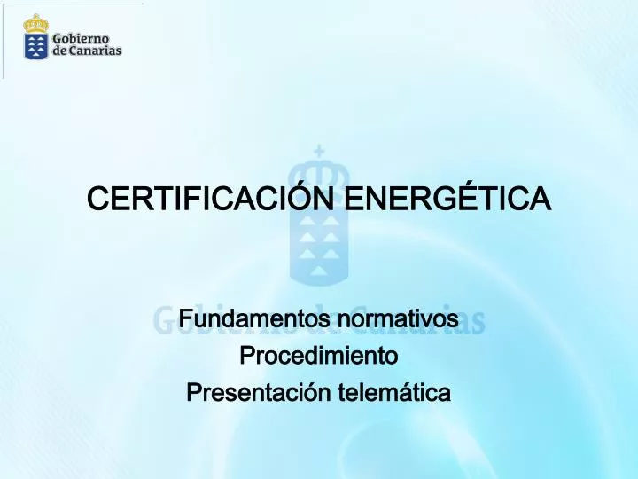 certificaci n energ tica