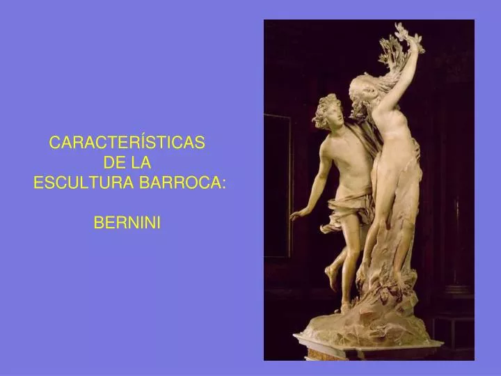 caracter sticas de la escultura barroca bernini