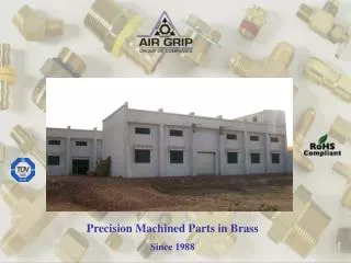 Precision Machined Parts in Brass Since 1988