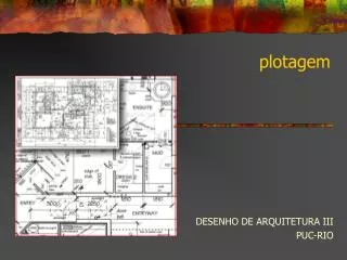 desenho de arquitetura iii puc rio