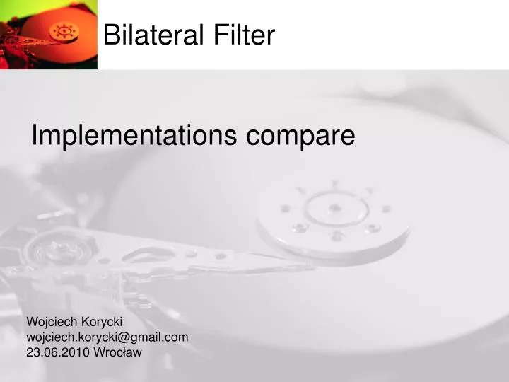 bilateral filter