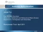 Australian Multiculturalism - slide 1