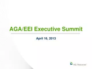 AGA/EEI Executive Summit