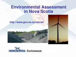 Environmental Assessment in Nova Scotia