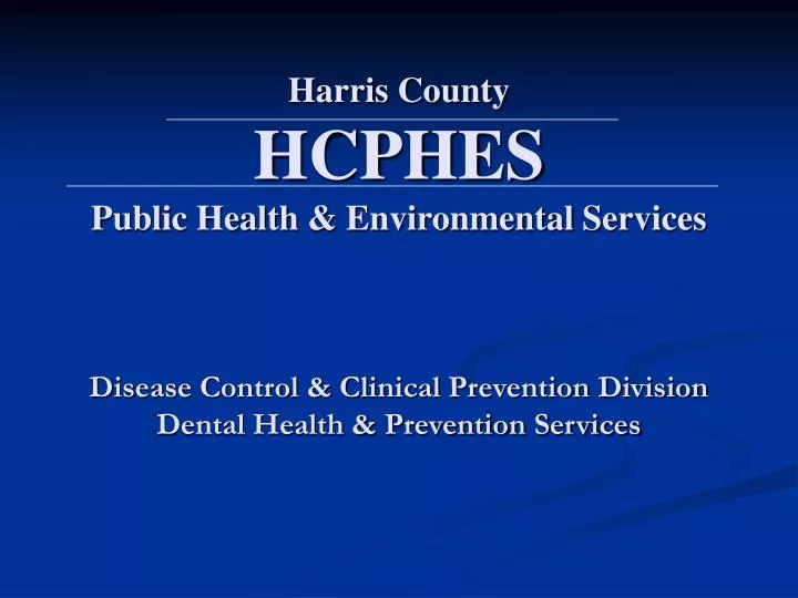 harris county hcphes public health environmental services
