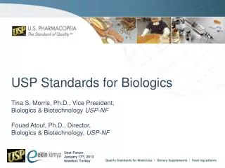 USP Standards for Biologics