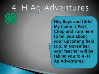 4-H Ag Adventures