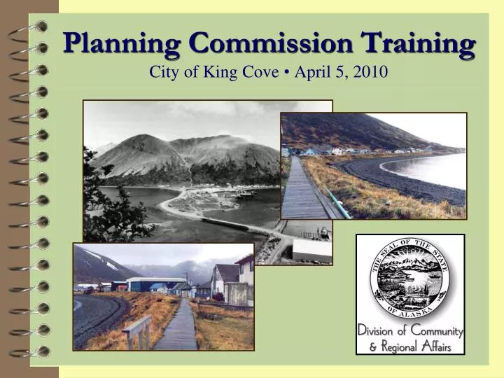 planning commission training city of king cove april 5 2010