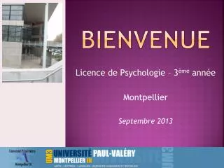 bienvenue
