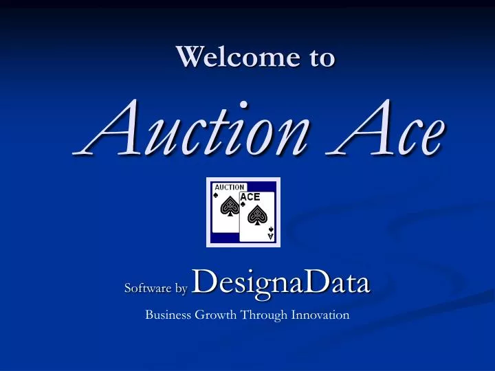welcome to auction ace