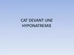 CAT DEVANT UNE HYPONATREMIE - slide 1