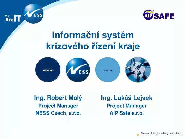 informa n syst m krizov ho zen kraje