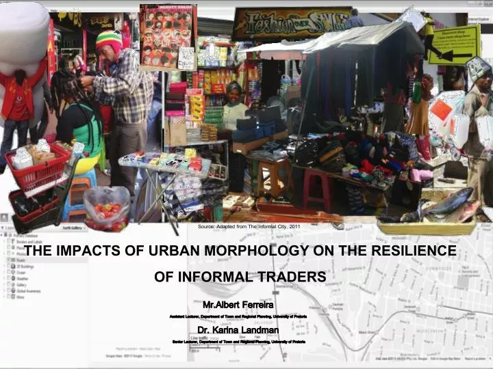 the impacts of urban morphology on the resilience of informal traders