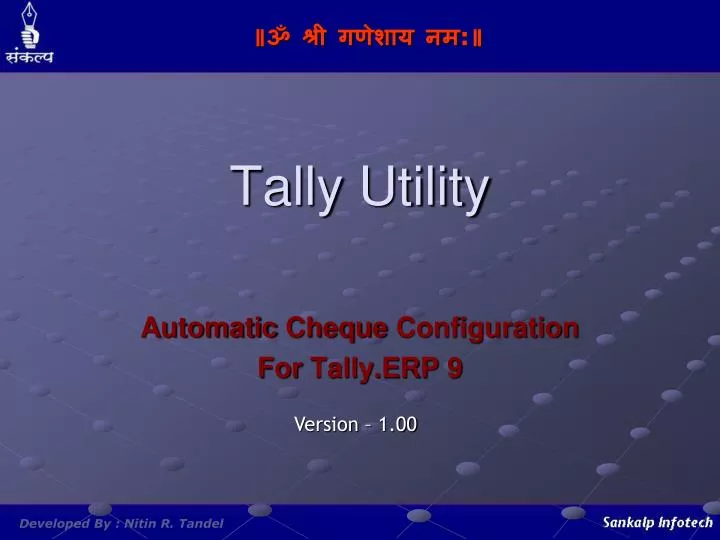 tally utility