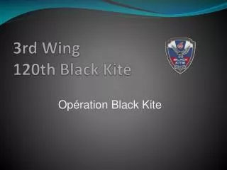 3rd wing 120th black kite
