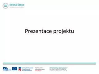 prezentace projektu