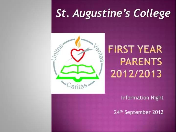 first year parents 2012 2013