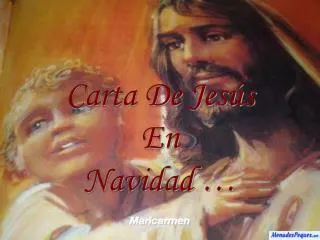 carta de jes s en navidad