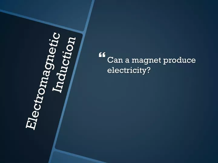 electromagnetic induction