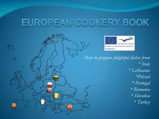 EUROPEAN COOKERY BOOK