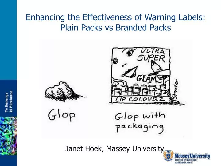 enhancing the effectiveness of warning labels plain packs vs branded packs