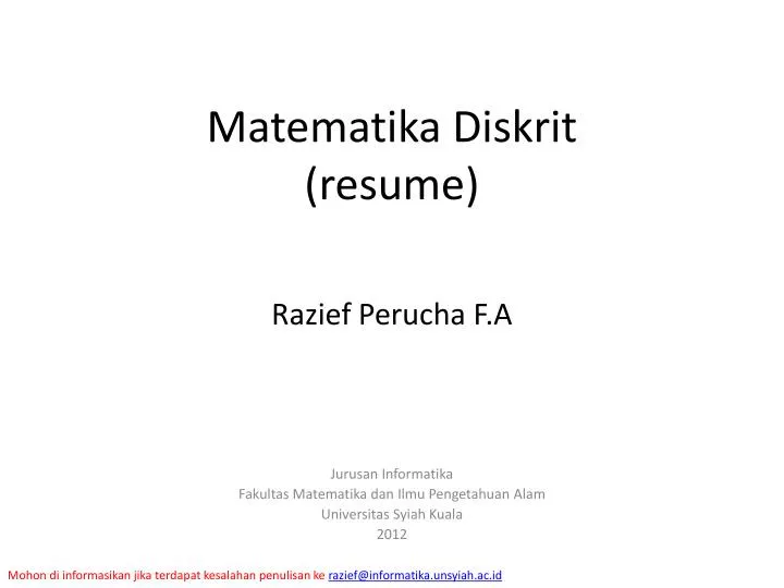 matematika diskrit resume