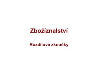 zbo znalstv